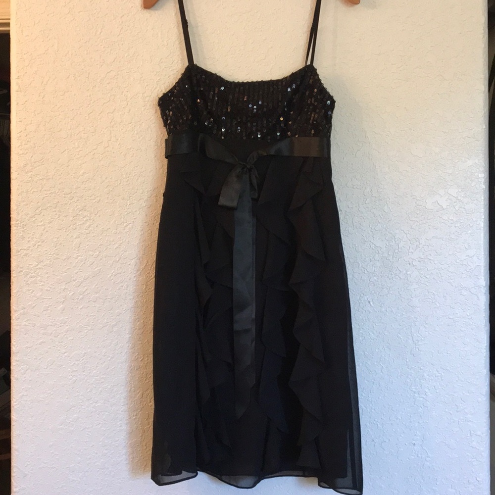 Black cocktail dress Coldwater Creek Size 8